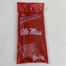 Ole Miss Rain Poncho Adult Hooded Game Day Rain Gear NEW!!! College Coll... - $7.00