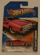 Hot Wheels Muscle Mania &#39;11 1971 Dodge Charger Die Cast 1:64 MOC 8 of 10 Sealed - £6.01 GBP