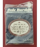 NIP / SEALED Vintage DALE BURDETT Cross Stitch Kit #CK217 God&#39;s Gift 4&quot; ... - £5.96 GBP