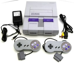 Super Nintendo Entertainment System Orig SNES Console SNS-001 Video Game Bundle - £182.85 GBP