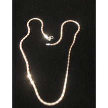 LA DEA BENDATA ITALY STERLING SILVER BI-COLORED SNAKE NECKLACE SKY - $77.22