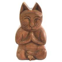Bali Secret Trinket Storage Box - Yoga Cat - $19.39