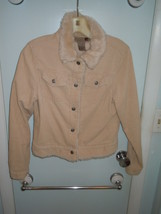 Forever Twenty-one Corduroy Beige Jacket Junior Size Large - £7.95 GBP