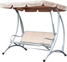 Allsor Swing Canopy Replacement, Swing Replacement Top Cover Rainproof, Beige - £29.56 GBP