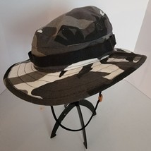 Propper Mens Hat Camo Boonie  Size 7.5 White Gray Black Fishing Camping - $12.61