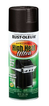 Rust-Oleum High Heat Ultra Enamel Spray Paint, Black, 12 Ounce Can - $16.79