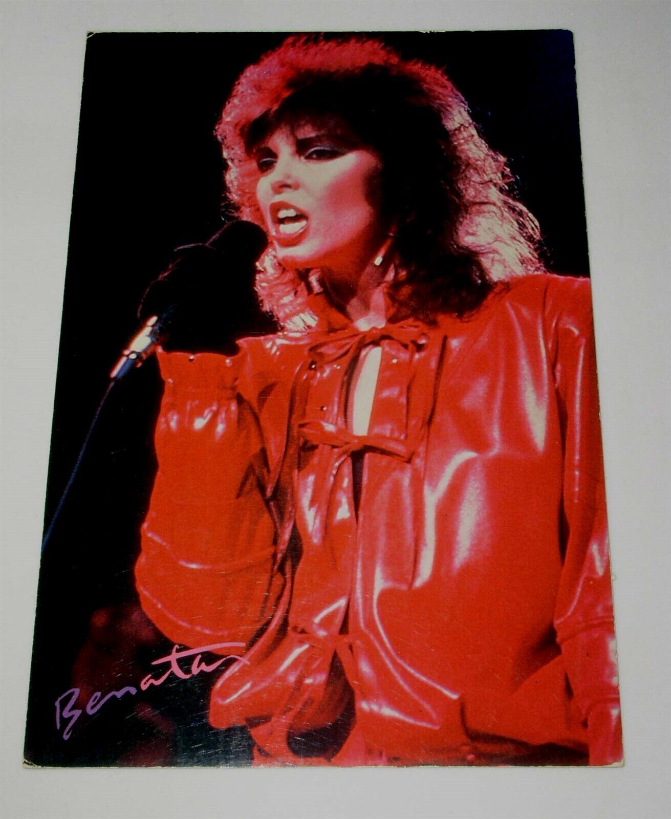 Pat Benatar Postcard Vintage 1984 Freezz Frame Whitecastleway Inc. - $19.99