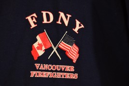 September 11 T Shirt Men XL Adult FDNY Vancouver New York Twin Towers 2001 NYC - £19.32 GBP