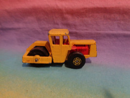 Vintage 1978 Lesney Matchbox SuperFast No 72 Bomag Road Roller Diecast Yellow - £3.16 GBP