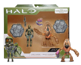 Halo Infinite USNC Marine &amp; Grunt Conscript 4.5&quot; Scale Action Figures MIB - £18.73 GBP