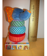 Toy Gift Baby Elephant Garanimals Infant Wood Plush Stacker Pretend Play... - $16.93 CAD