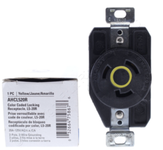 New Eaton Twist Turn Locking Receptacle Hart-Lock Outlet 5-20R 20A 125V ... - $18.70