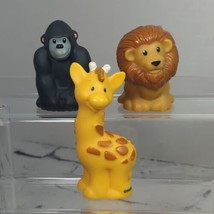 Fisher Price Little People Jungle Animals Gorilla Lion Giraffe  - $11.88