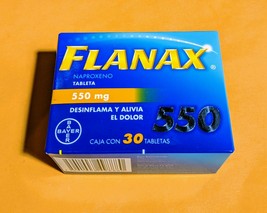 Flanax Pain Relief 30 Ct † Original MEXICANO - $24.99