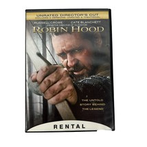 Robin Hood DVD Unrated Director&#39;s Cut Russell Crowe Cate Blanchett - £4.05 GBP