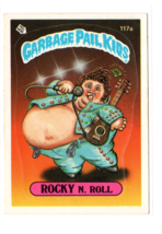 1986 Topps Garbage Pail Kids Rocky N Roll #117a Series 3 Sticker Card GPK VG-EX - £1.52 GBP