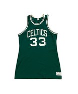 Vintage 1980&#39;s Sand-Knit Boston Celtics Larry Bird #33 NBA Jersey Green ... - $82.30 CAD