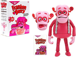 Franken Berry 6.25 Moveable Figurine w Alternate Head Cereal Box General Mills 1 - £30.95 GBP