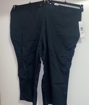 First Issue Women’s Black Capri Pants Stretch 24 W NWT Waist 46” To 48” ... - £6.68 GBP