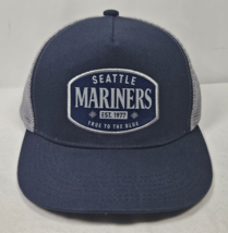 Seattle Mariners True to the Blue Patch Trucker Hat Cap Snapback Melonwe... - $9.95