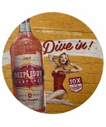 Craft Beer Coaster Deep Eddy Vodka Ruby Red Grapefruit Pinup Bathing Bea... - $5.93