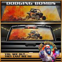 Dodging Bombs - Truck Back Window Graphics - Customizable - $58.95+