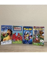 Children Movies Lot VHS Spirit - Clifford - Shark Tale - Lyle The Kindly... - £7.28 GBP