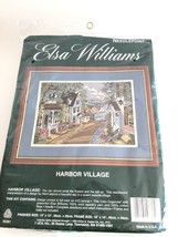 JCA Elsa Williams Harbor Village Needlepoint Kit 14&quot;x10&quot; 1993 Arthur Kap... - £39.15 GBP
