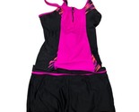ZeroXposur Women&#39;s 2 Piece Scuba Tankini &amp; Shorts Swimsuit Set Pink XXL - £14.96 GBP