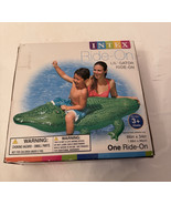 Intex Single Ride-On Gator 67&quot; x 34&quot; Float Pool  Alligator Croc Crocodil... - $560.20 MXN