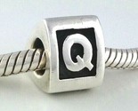 Authentic PANDORA Letter Q Charm, Sterling Silver, 790323q, Retired, New - £17.18 GBP
