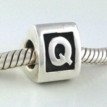 Authentic PANDORA Letter Q Charm, Sterling Silver, 790323q, Retired, New - £17.30 GBP