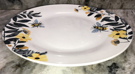 Royal Norfolk Bee Happy 10.5”Stoneware Dinner Plate-Microwave/Dishwasher... - $18.69
