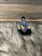 Art By Amy Labbe misshaped pear ring size 7.5 Adjustable - $49.50