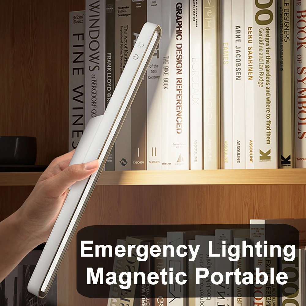 House Home Desk Lamp Hanging Magnetic Table Lamp Led Usb Rechargeable Stepless D - £35.59 GBP