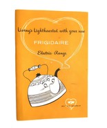 Vtg Instruction Manual Frigidaire Electric Range &#39;55 Orange Living Light... - $240.84 MXN