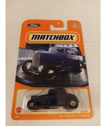 Matchbox 2022 #66 Dark Blue 1932 Ford Coupe Model B MBX Showroom Series MOC - £11.84 GBP