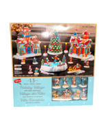 Disney Holiday Village 13-piece Set Animation LED Lights Sound 8 Christm... - $133.60