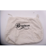 Brighton Canvas Drawstring White Bag with Brighton name - $10.89