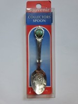 Souvenir Spoon Michigan 4.25&quot; Long Collectible Lansing Water Wonderland - £9.27 GBP