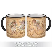 Victorian Angel Arabesque : Gift Mug Vintage Retro Religious Cute - £12.75 GBP