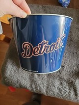 Detroit Tigers MLB Beer Bucket Galvanized 5 QT Drink Party Ice Metal Pail, 9.5x7 - £18.37 GBP