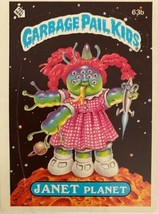 Garbage Pail Kids Series Two (1985) - 63b JANET planet (Very Good) SKU047 - $487.20 MXN
