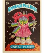 Garbage Pail Kids Series Two (1985) - 63b JANET planet (Very Good) SKU047 - $489.86 MXN