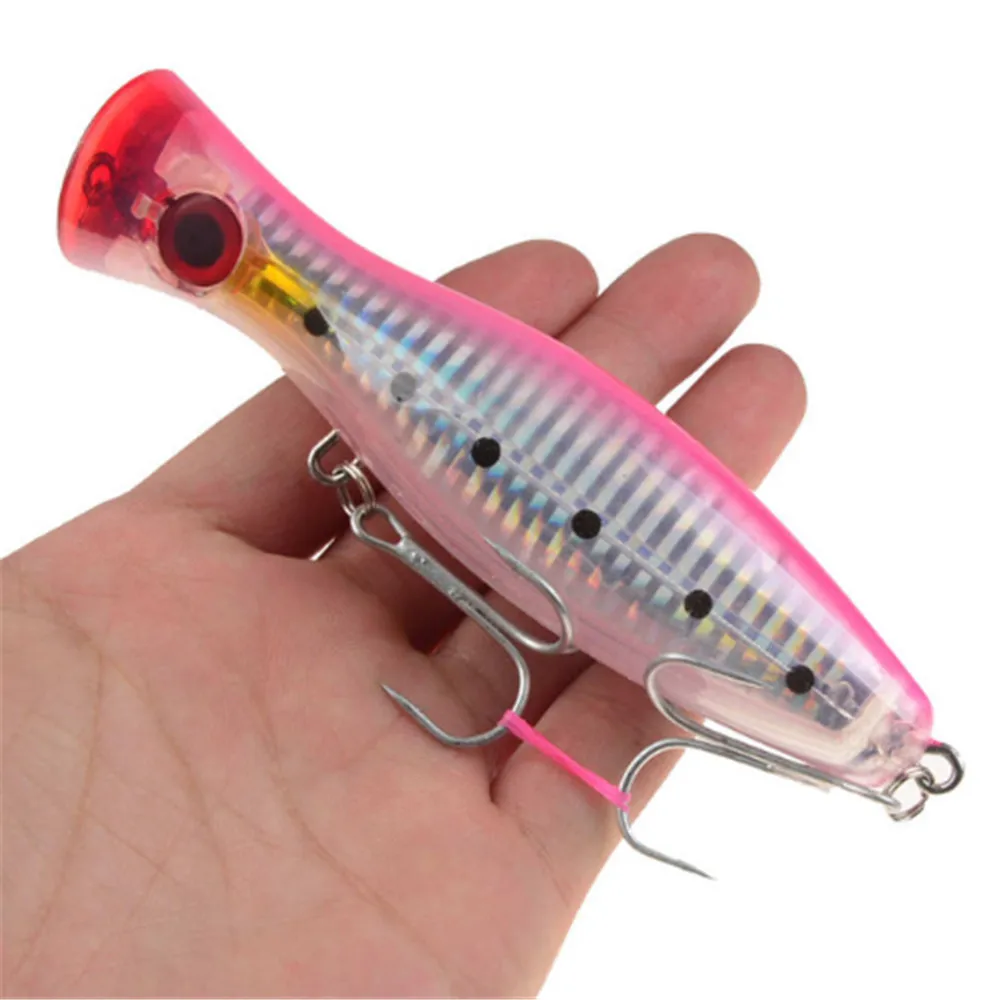 1pcs 12cm 40g Big Popper Fishing lure Crankbait Iscas Artificial Wobblers ABS Ha - $31.63