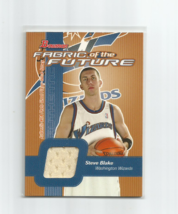 Steve Blake (Washington) 2003-04 Bowman Fabric Of The Future Relic Card #FF-SB - £7.58 GBP