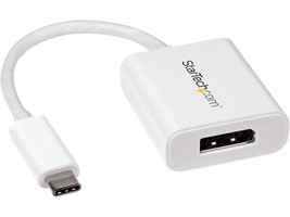 StarTech.com CDP2DPW USB-C to DisplayPort Adapter - 4K 60Hz - White - USB 3.1 Ty - £58.25 GBP