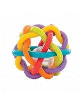 Playgro Bendy Ball Rattle Bright Colors Helps Develop Motor Skills Fun New - £13.09 GBP