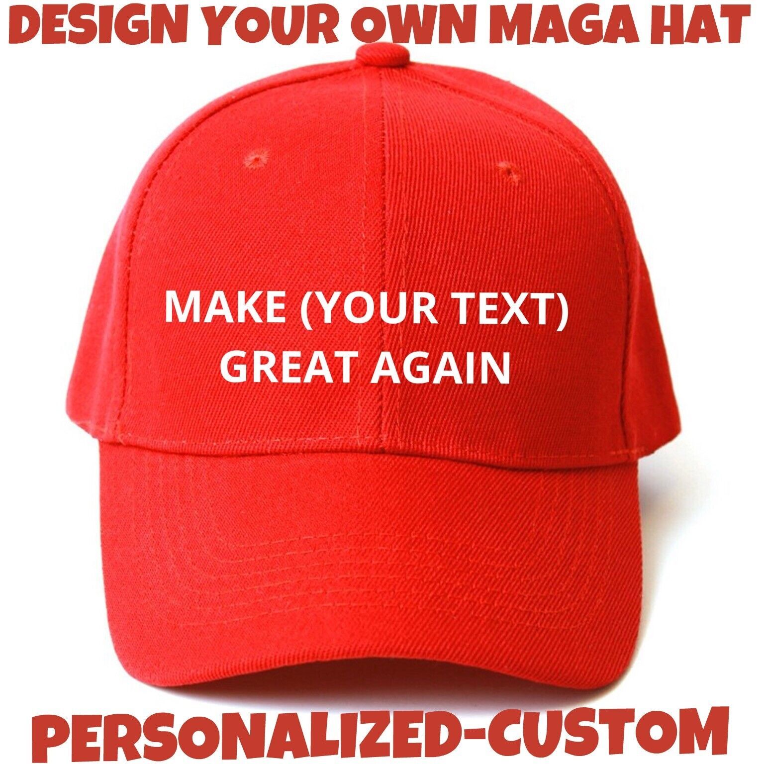 Primary image for CUSTOM PERSONALIZED Multi Color Embroidered Baseball Hats Caps EMBROIDERED
