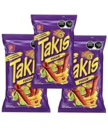 Barcel Takis Fuego BIG Botanas Mexican Chips 200g Pack of 3 - $28.66